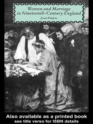 cover image of Women and Marriage in Nineteenth-Century England